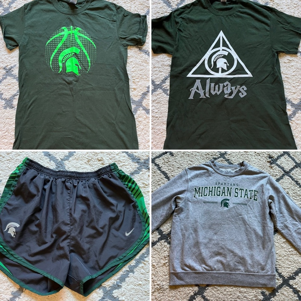Michigan State clothing bundle, S/M